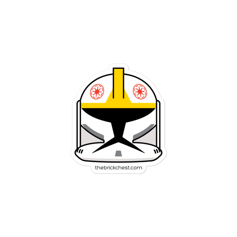 Clone Trooper Pilot Minifigure Helmet Sticker