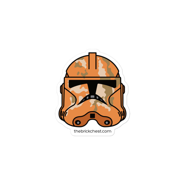 Geonosis Clone Trooper Minifigure Helmet Sticker