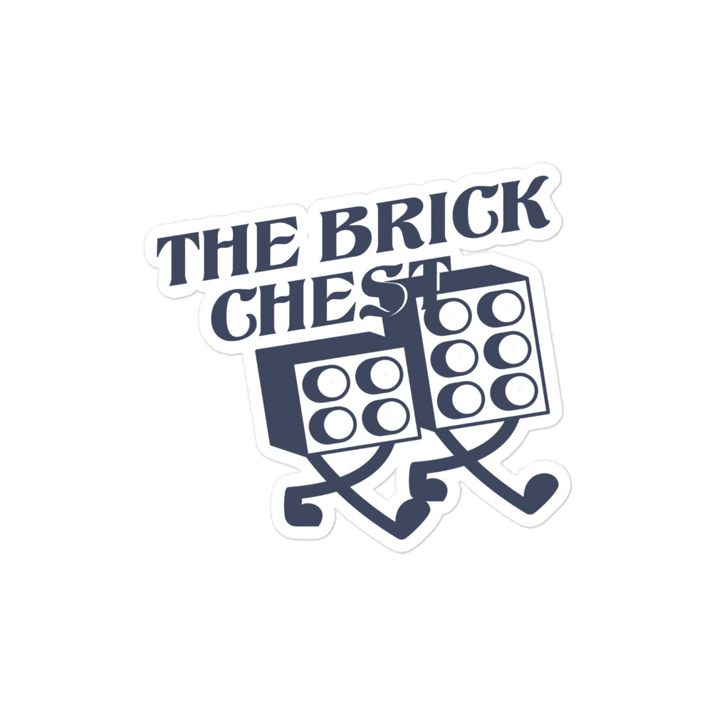 Vintage Style Building Bricks Friends Sticker