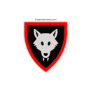 Vintage Castle Shield Wolfpack Brick Minifigure Sticker