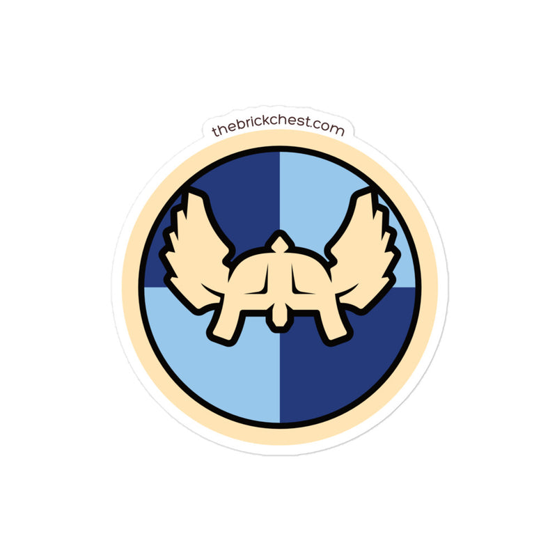 Vintage Castle Vikings Shield Dwarves Brick Minifigure Sticker