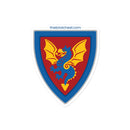 Vintage Castle Shield Dragon 2 Brick Minifigure Sticker