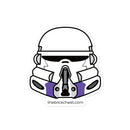 187. Legion Clone Trooper Commander Minifigur Helm Sticker