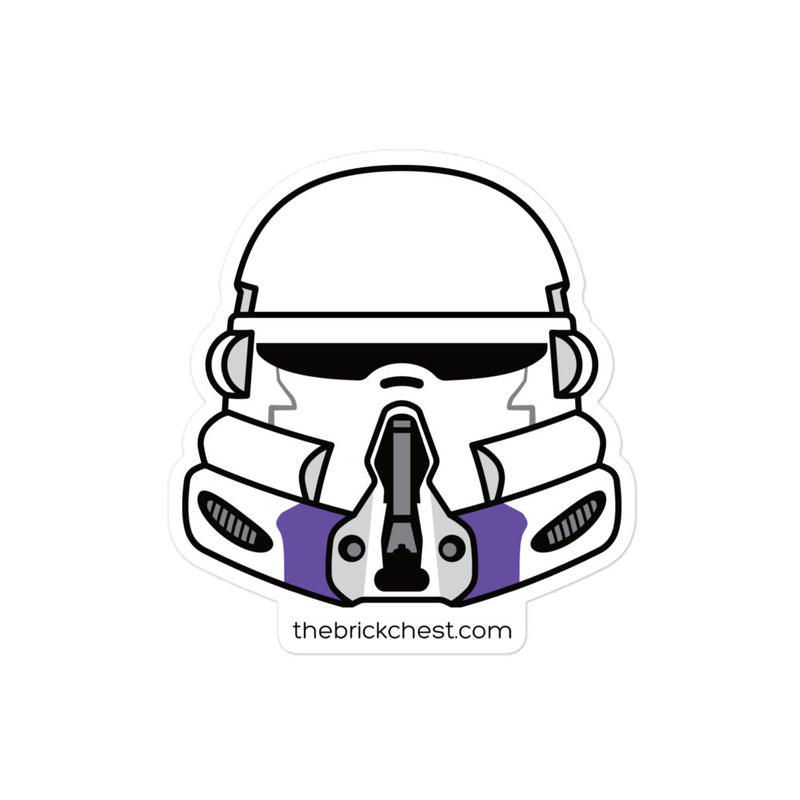 187th Legion Clone Trooper Commander Minifigure Helmet Sticker