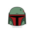 Fett Minifigure Helmet Sticker