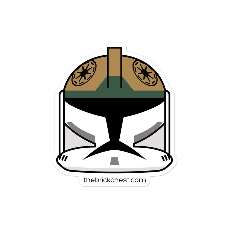 Clone Gunner Minifigure Helmet Sticker
