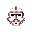 Clone Shock Trooper 1 Minifigure Helmet Sticker