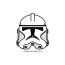 Clone Trooper Phase 2 Minifigure Helmet Sticker