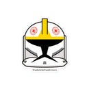 Clone Trooper Pilot Minifigur Helm Sticker