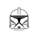 Sticker mit Clone Trooper-Minifigurenhelm