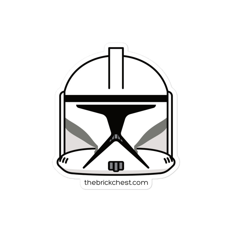 Clone Trooper Minifigure Helmet Sticker