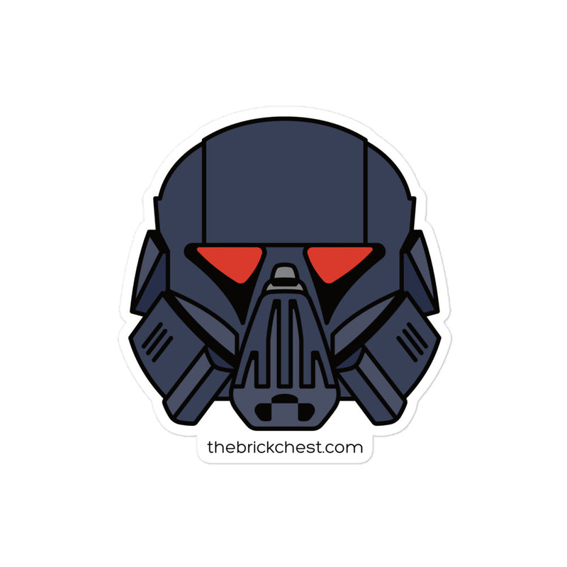 Dark Trooper Minifigure Helmet Sticker