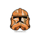 Geonosis Clone Trooper Minifiguren-Helm Sticker