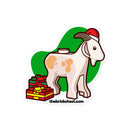 Weihnachtsziege Minifigur Blasenfreie Aufkleber