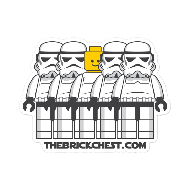 Stormtrooper Minifigures Bubble-free stickers