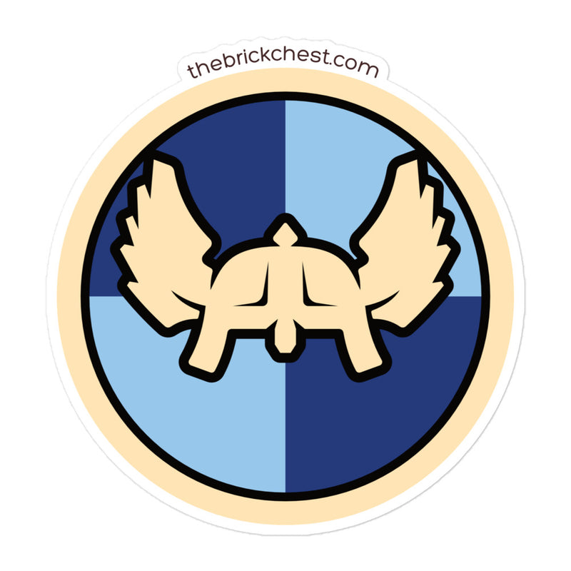 Vintage Castle Vikings Shield Dwarves Brick Minifigure Sticker