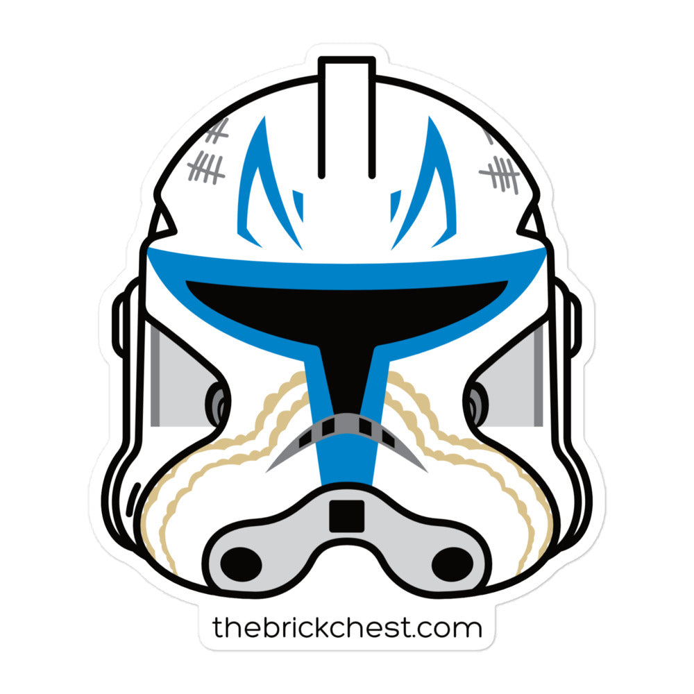 Captian Rex Sticker Captain Rex Phase 2 Minifigure Helmet Stickers