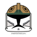 Klonschützen-Minifigurenhelm Sticker