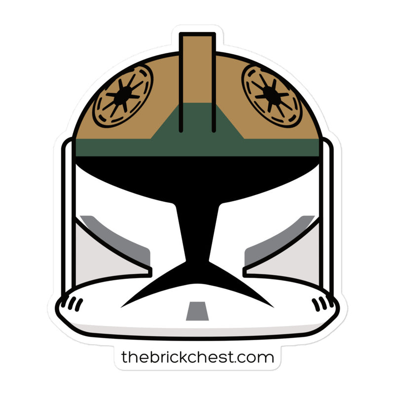 Clone Gunner Minifigure Helmet Sticker
