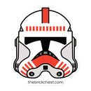 Clone Shock Trooper 2 Minifigure Helmet Sticker