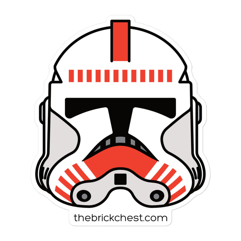 Clone Shock Trooper 2 Minifigure Helmet Sticker
