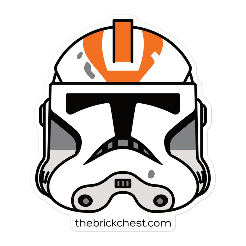 Clone Trooper 212th Attack Battalion Minifigure Helmet Sticker
