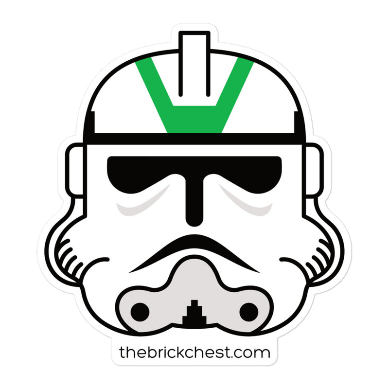 Clone Trooper 442nd Siege Battalion Minifigure Helmet Sticker