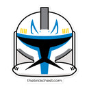 Clone Trooper Rex Phase 1 Minifigure Helmet Sticker
