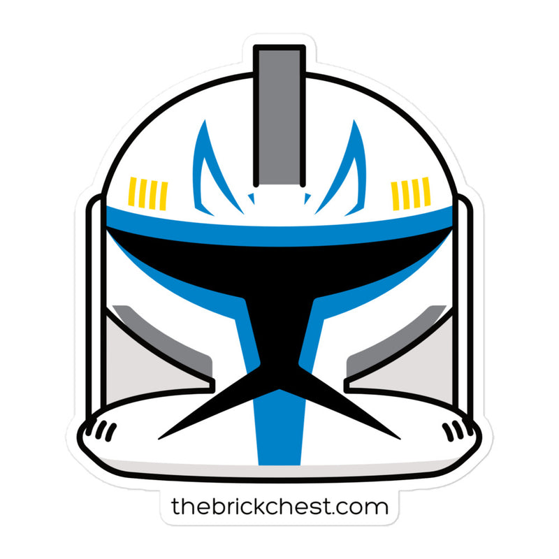 Clone Trooper Rex Phase 1 Minifigure Helmet Sticker