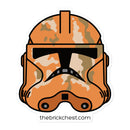 Geonosis Clone Trooper Minifiguren-Helm Sticker