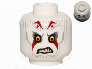 LEGO Star Wars The Grand Inquisitor Head Piece Only 75082 White