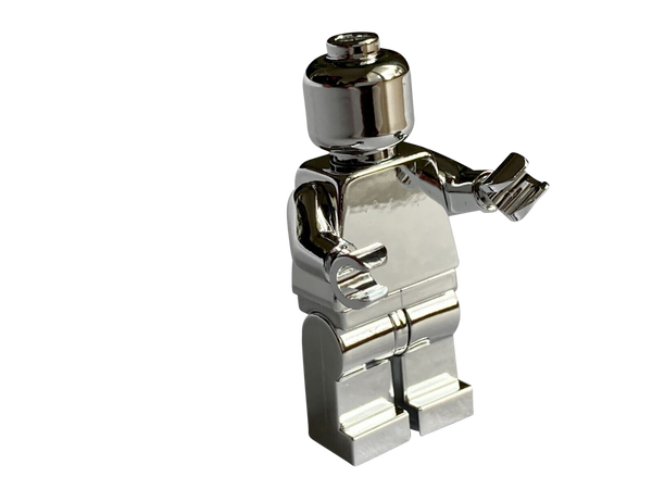 Custom Lego Gold & Chrome Minifigure