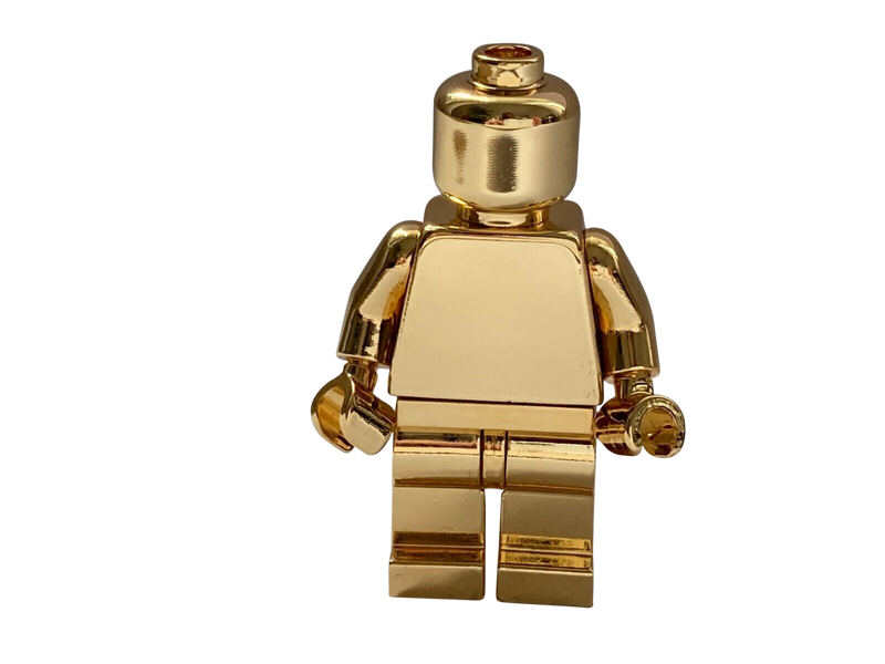 Custom Lego Gold & Chrome Minifigure