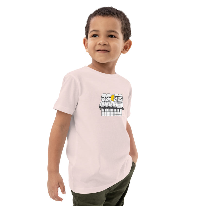 Brick Galactic Trooper Minifigures Organic cotton kids t-shirt