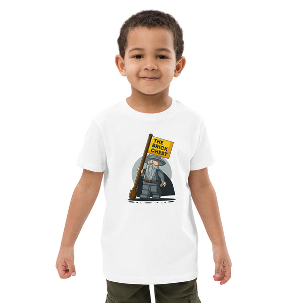 Brick Wizard Minifigure Organic cotton kids t-shirt