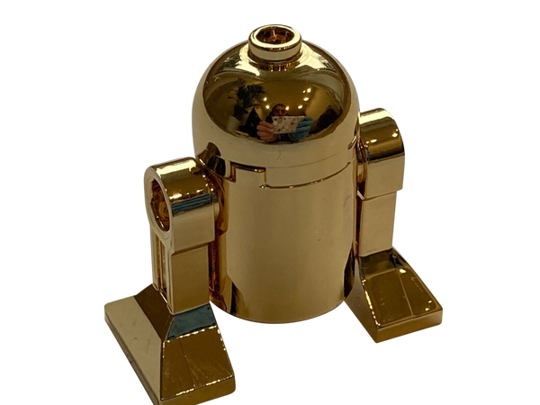 Custom Lego Gold & Chrome R2D2 Minifigure