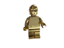 Custom Lego Gold & Chrome C3PO Minifigure