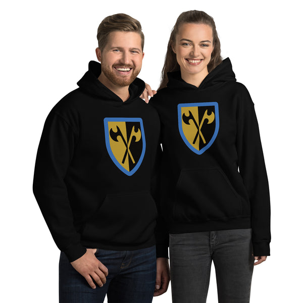 Vintage Castle Shield Axes Minifigure Hoodie Sweatshirt