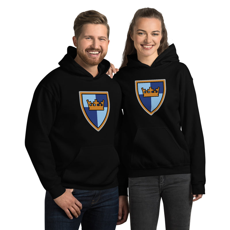 Vintage Castle Shield Crown Minifigure Hoodie Sweatshirt
