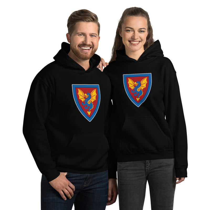 Vintage Castle Shield Dragon 2 Minifigure Hoodie Sweatshirt
