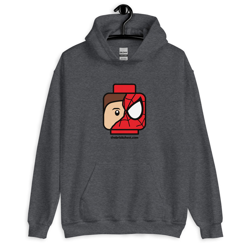 Spidey Superheld Minifigur Kopf Custom Unisex Hoodie