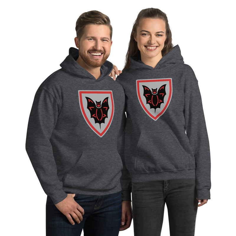 Vintage Castle Shield Bat Minifigure Hoodie Sweatshirt