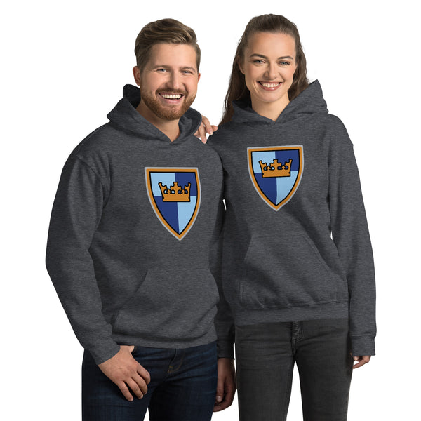 Vintage Castle Shield Crown Minifigure Hoodie Sweatshirt