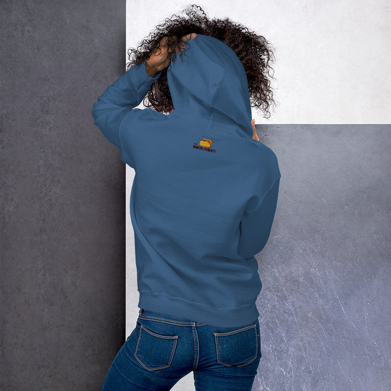 Warhol Art Style Custom Lady Minifigur Kopf Unisex Hoodie