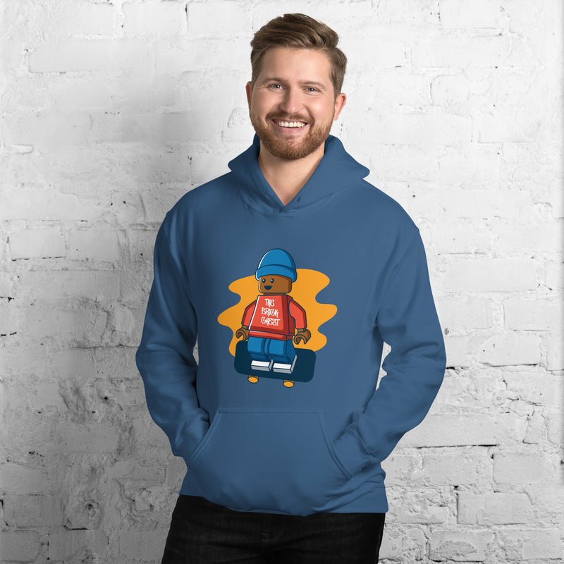 Skater Minifigure Custom Unisex Hoodie