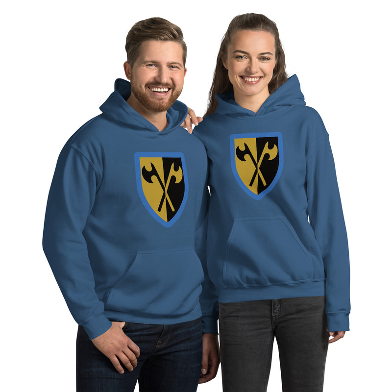 Vintage Castle Shield Axes Minifigure Hoodie Sweatshirt