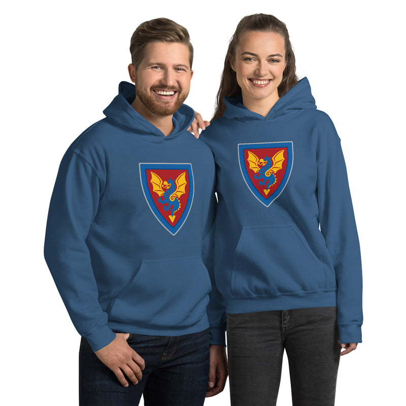 Vintage Castle Shield Dragon 2 Minifigure Hoodie Sweatshirt