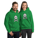 Skeleton Minifigure Head Pirate Crossbones Flag Unisex Hoodie