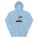 Piratenflagge Ziegel Custom Unisex Hoodie