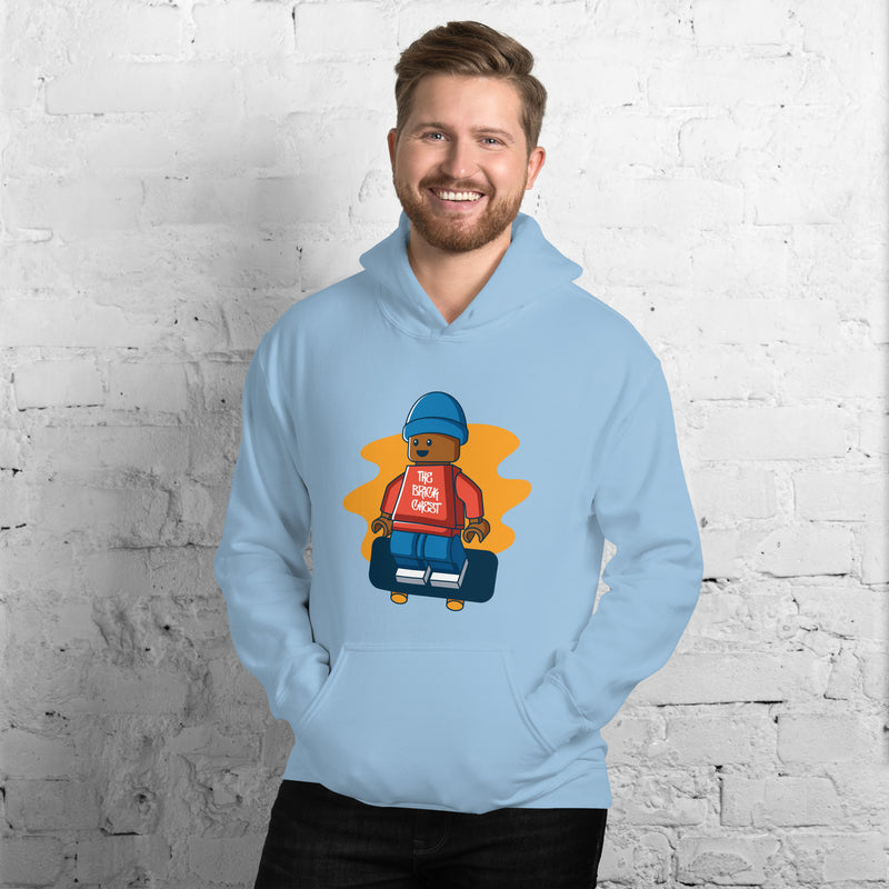 Skater Minifigure Custom Unisex Hoodie